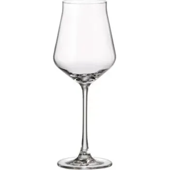 Sklenice Bohemia Crystal Sklenice na bílé víno Alca 450ml (set po 6ks)