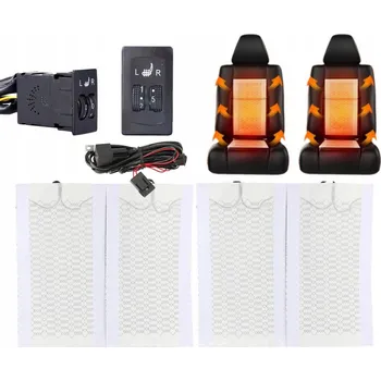 VYHŘÍVACÍ PODLOŽKA POD ČALOUNĚNÍ, VYHŘÍVANÉ SEDADLO, VYHŘÍVÁNÍ SEDADLA, NASTAVITELNÉ, 5 ÚROVNÍ