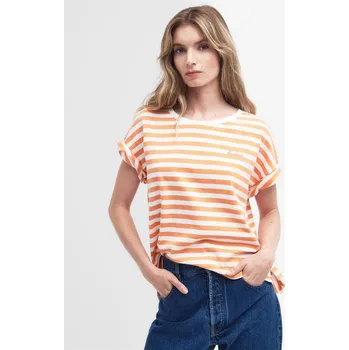 Dámské tričko Tričko Barbour Apricot Crush 3893319 8 (XS)