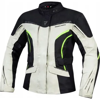 Moto bunda Dámská textilní motocyklová bunda Rebelhorn XS, vícebarevná, voděodolná