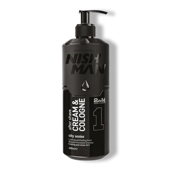 Nishman 1 City Senior Aftershave Cream Cologne 2v1 400 ml