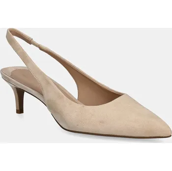 Dámská móda Semišové lodičky Lauren Ralph Lauren Lolah II 802959263004.101 béžová 08X, EUR 36.5