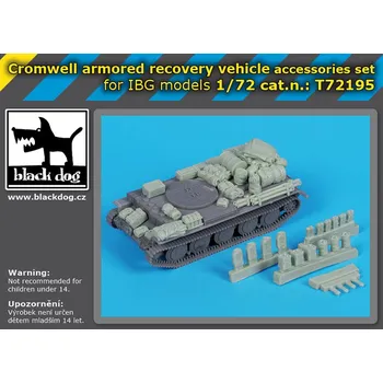 Plastikový model Blackdog 1/72 Cromwell armored recovery vehicle accessories (for IBG)