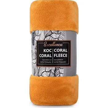 deka Deka Coral fleece měkká 150x200 hořčicová