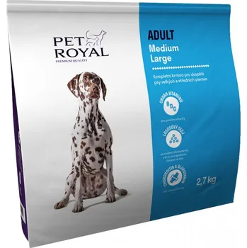 Krmivo pro psa Pet Royal Adult Medium Large 2,7 kg EXPIRACE duben (27.4.2026)