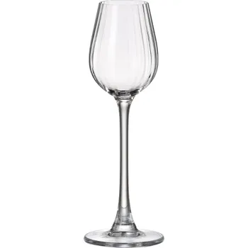 Sklenice Bohemia Crystal Sklenice na likér Columba Optic 90ml (set po 6ks)