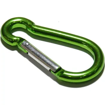 Jištění Karabina hliníková, 50x5,0mm, černá, Al