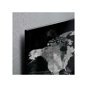 Magnetická skleněná tabule "Artverum®", mapa světa, 91x46cm, SIGEL,rychlé dodání