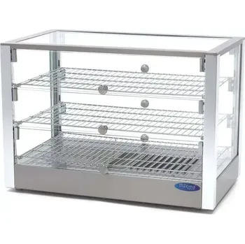 Maxima Vyhřívaný stojan na potraviny 70 cm - 3 police - 115 l | 09400788