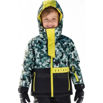 Chlapecká lyžařská bunda AUTHORITY-SJ-CUBE B neon green Zelená 140/146
