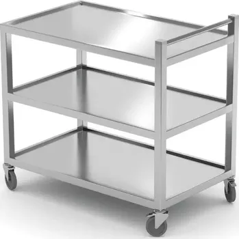 Servírovací vozík, 3 police - svařovaný, HENDI, Profi Line, 800x500x(H)850mm | 810224