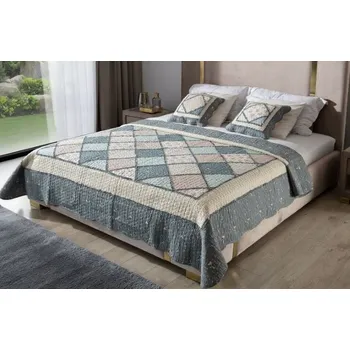 Prostěradlo Přehoz na postel bavlna 160 cm x 220 cm vícebarevný