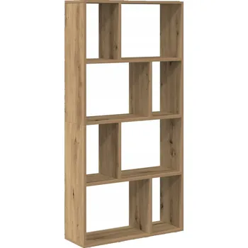 Knihovna Regál dub artisan 60 x 20 x 120 cm s 8 přihrádkami