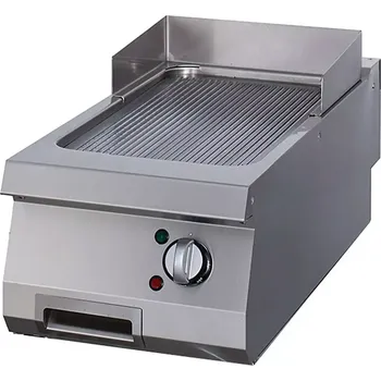 Kuchyňský gril Maxima Grilovací deska Premium s drážkami - elektrická - 90 cm hluboká | 09398582