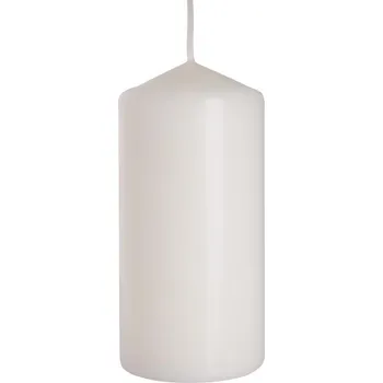Svíčka Tradiční parafínová svíčka BISPOL Aura SW60/120-090 bílá, výdrž 38 hodin - 1 kus