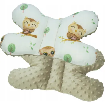 Polštář Kerstin POLŠTÁŘ MOTÝLEK MINKY PROTIOTŘESOVÁ DO AUTOSEDAČKY