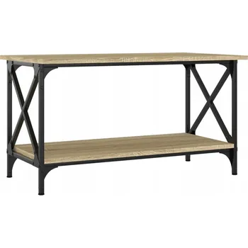 Konferenční stolek Konferenční stolek dub sonoma 80 x 45 x 45 cm s železným rámem