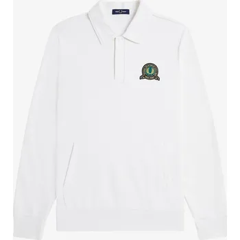 Pánská móda Mikina Fred Perry Snow White 129 7856988 XL