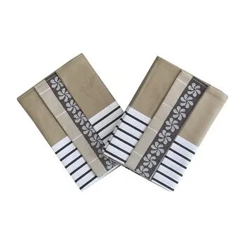 Svitap Utěrka Egyptská bavlna 50x70 cm Kuchyně béžová 3 ks