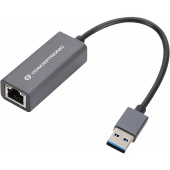 Elektrická zásuvka Conceptronic ABBY08G Gigabit USB 3.0 Netzwerkadapter
