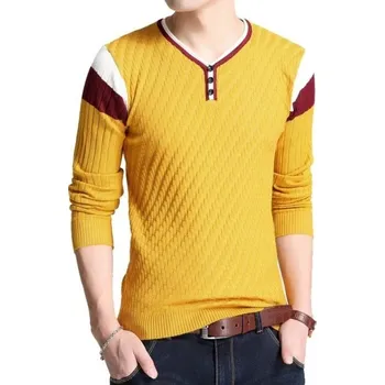 Pánský svetr Pánský svetr F278 žlutá M