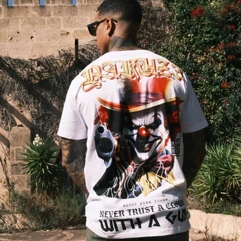 Pánská móda Pánské triko Yakuza Like A Clown Regular 25022 white velikost: 6XL