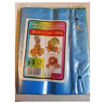 Sáček na potraviny Sáčky mikrotenové mix barev 20x30 cm [4x25 ks],rychlé dodání