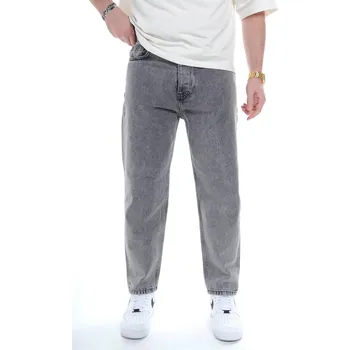 Pánské džíny 2Y Premium Šedé straight fit džíny – SILAS Velikost: 33