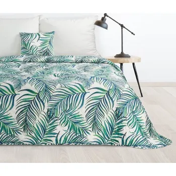 Přehoz na lůžko Přehoz D91 PALMS 02 bílý