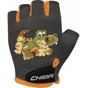 Cyklistické rukavice Cyklistické rukavice Chiba XS oranžové