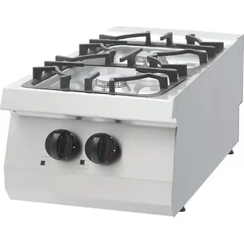 Sporák Maxima Heavy Duty sporák - 2 hořáky - samostatná jednotka - hloubka 70 cm - 13,5 kW - plyn | 09396116