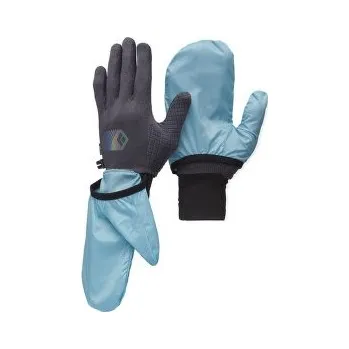 Módní doplněk Black Diamond Deploy Wind Hood Gloves Carbon-Glacier šedá XS