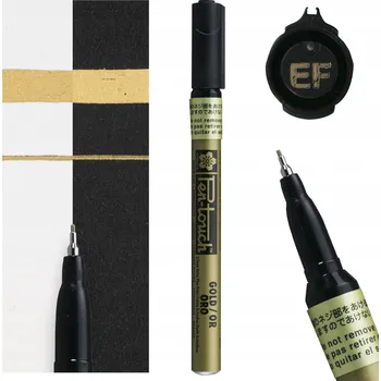 Olejový popisovač Pen-Touch Sakura - 0,7 mm Zlatý