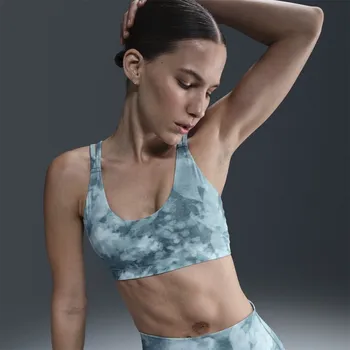 Podprsenka Sportovní podprsenka NIKE SMOKEY BLUE 8404437 12 (M)