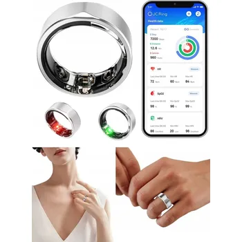Prsten Chytrý prsten Smart Prstýnek Titanium CGM Cukr HR Tepová frekvence Velikost 13
