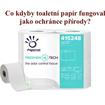 Toaletní papír Toaletní papír PAPERNET 415248 3vrstvý, 4 x 230 útržků, jemná vůně