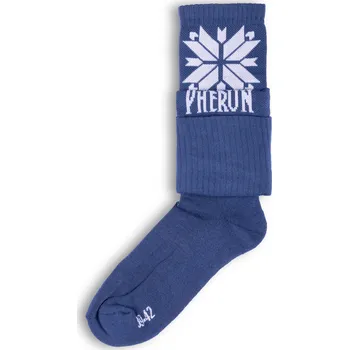 Turistické ponožky PHERUN-Jeans Blue Retro 39-42 Modrá 35/38