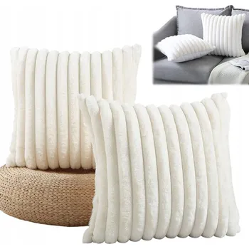 Povlak na polštářek Poszewka na polštář Sada 2 velurových povlaků s měkkým a elegantním designem