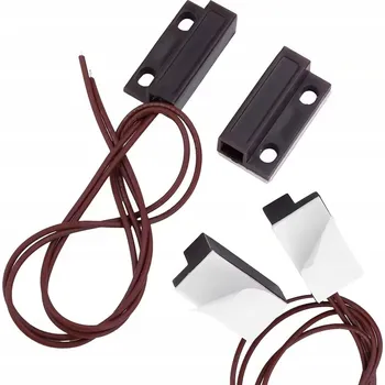 MAGNETICKÝ KONTAKT MC-38 NO SENZOR OTEVŘENÍ HNĚDÝ SHELLY SONOFF