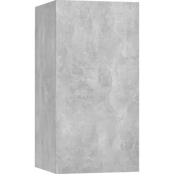 Televizní stolek Závěsná TV skříňka, šedá betonová, 30,5 x 30 x 60 cm