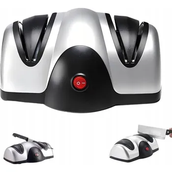 Brousek na nože, elektrické, pro domácnost a zahradu, 2-stupňové, kuchyňské potřeby