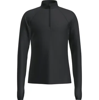 Tričko s dlouhým rukávem a půl zipem dětské ICEBREAKER K 260 Tech LS Half Zip BLACK - 10