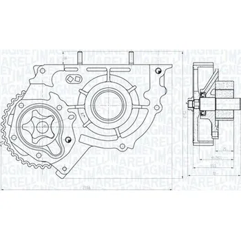 Olejové čerpadlo Olejové čerpadlo MAGNETI MARELLI OP0004