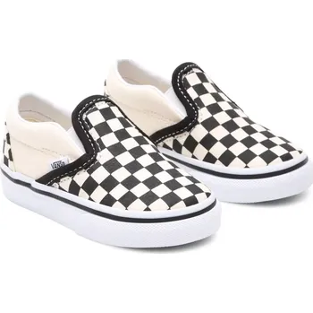Pánská móda tenisky batolecí VANS TD Classic Slip-On Blk&WhtChckerboard/Wht - 17,5