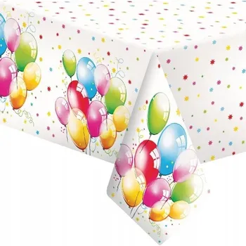 Obraz UBRUS PAPÍROVÝ balonky k narozeninám 120x180 cm