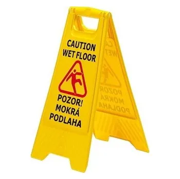 Tabule výstražná "Pozor mokrá podlaha" 60x30cm