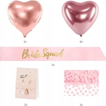 Svatební dekorace Žádost o svědectví Sada doplňků pro družičku