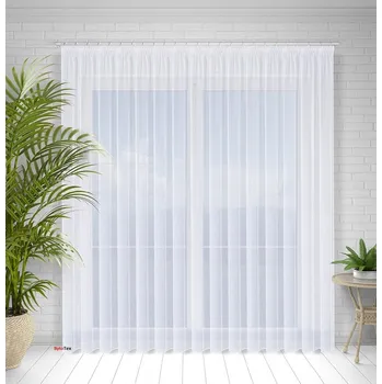 BytoTex Voálová záclona s řasící páskou Nani 300x250 cm