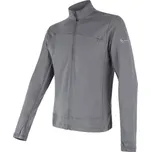pánská mikina celozip SENSOR MERINO UPPER pánská mikina celozip šedá - S