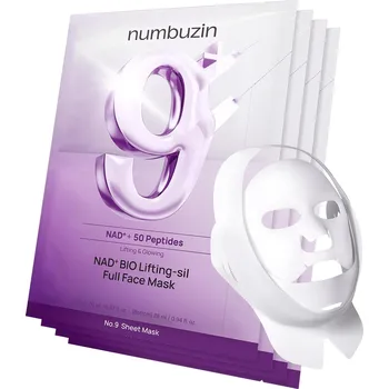 Pleťová maska Numbuzin – No.9 NAD Bio Lifting-Sil Full Face Mask – Liftingová maska na obličej – 1 ks